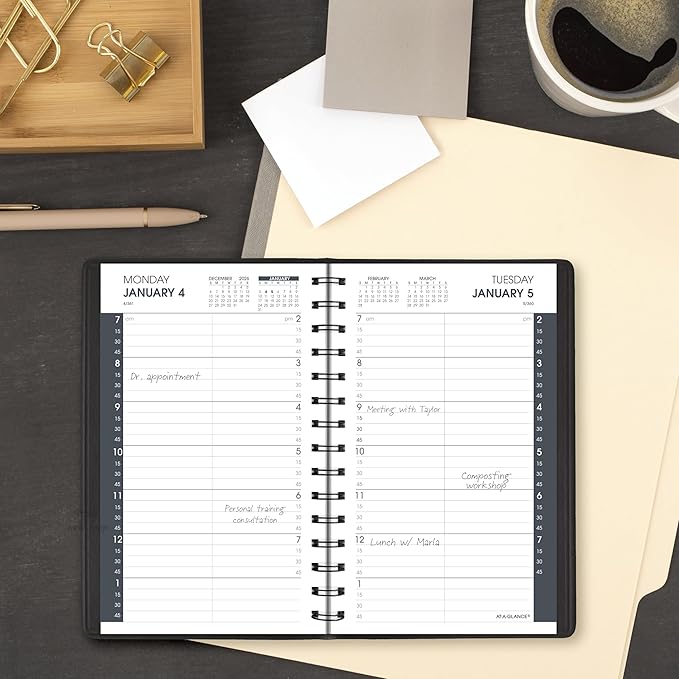 AT-A-GLANCE 2027 Appointment Book Planner, Quarter-Hour - Image 2