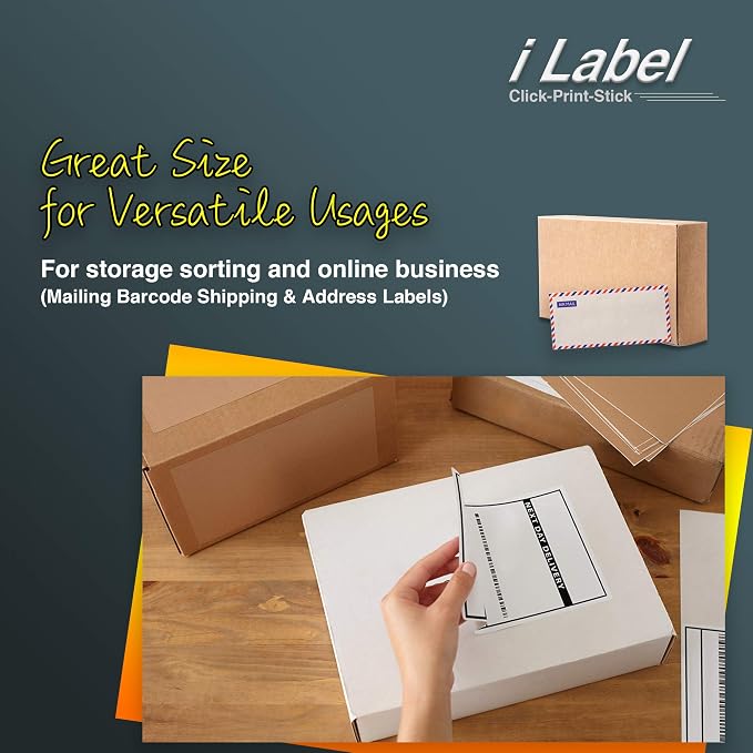 4UP 3.5" x 5" Shipping, Mailing&Barcode Labels - Image 6