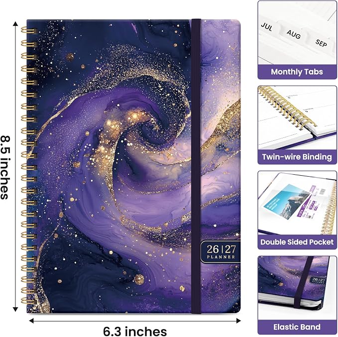 Planner 2026-2027, Academic Year Weekly and Monthly Calender Planner, from Jul - Image 4