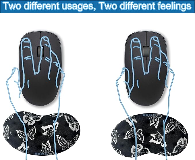 BRILA Ergonomic Memory Foam Mouse Wrist Rest Support Pad Cushion - Image 2