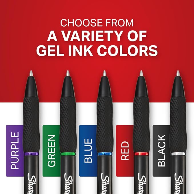 Sharpie S-Gel Gel Pens, Bold Point, Journaling, Note-Taking, Teacher Supplies - Image 4