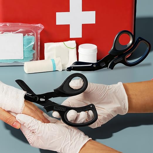 MEUUT 2 Pack Medical Scissors Trauma Shears - Image 6