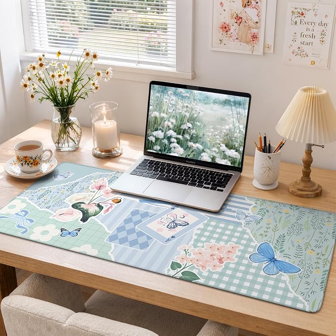 iCasso Floral Computer Mouse Pad, Desk Mat - Image 8