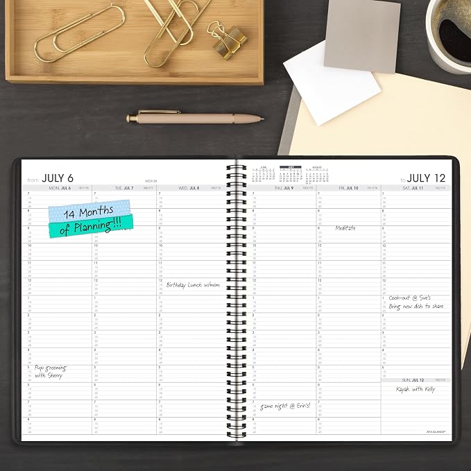 AT-A-GLANCE Planner 2026-2027 Weekly Academic 14-Month July-August, - Image 2