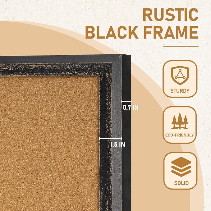 DOLLAR BOSS Large Cork Board for Wall - Image 4