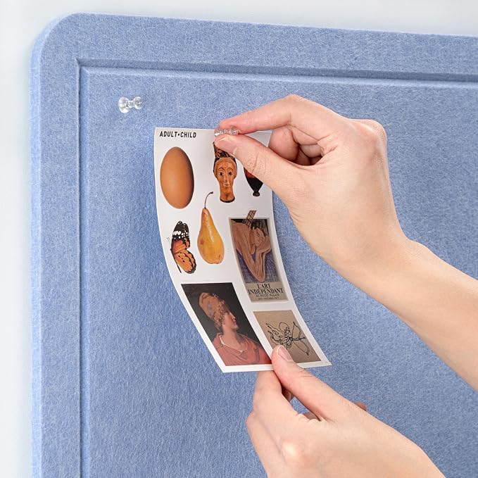 Lightomorrow Bulletin Board, 35 x 17 1/2 inches Felt Board - Image 7