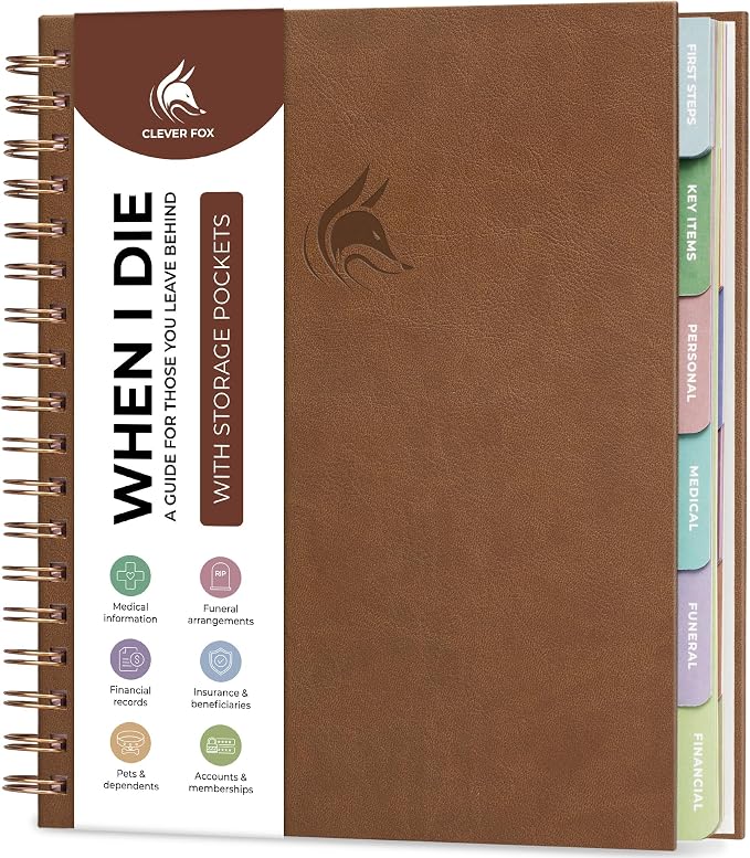 Clever Fox When I Die Planner by CleverFox