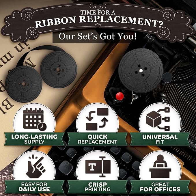 4 Pairs Typewriter Ribbon - Image 4