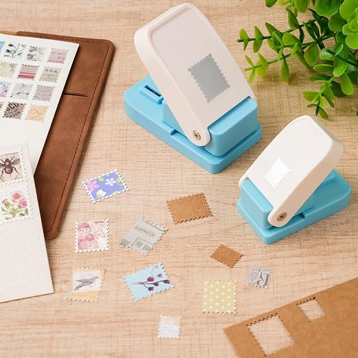 BAOFALI 2Pcs/Set Stamp Punch, Stamp Puncher, 0.6 x 0.5 inch, 1 x 0.8 Inch by BAOFALI