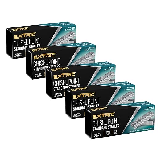 EXTRIC Staples Standard 5 PK Staples by EXTRIC