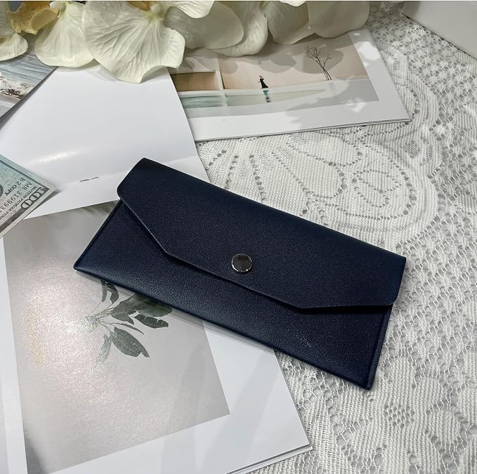 Pu Leather Cash Envelope Wallet - Image 6