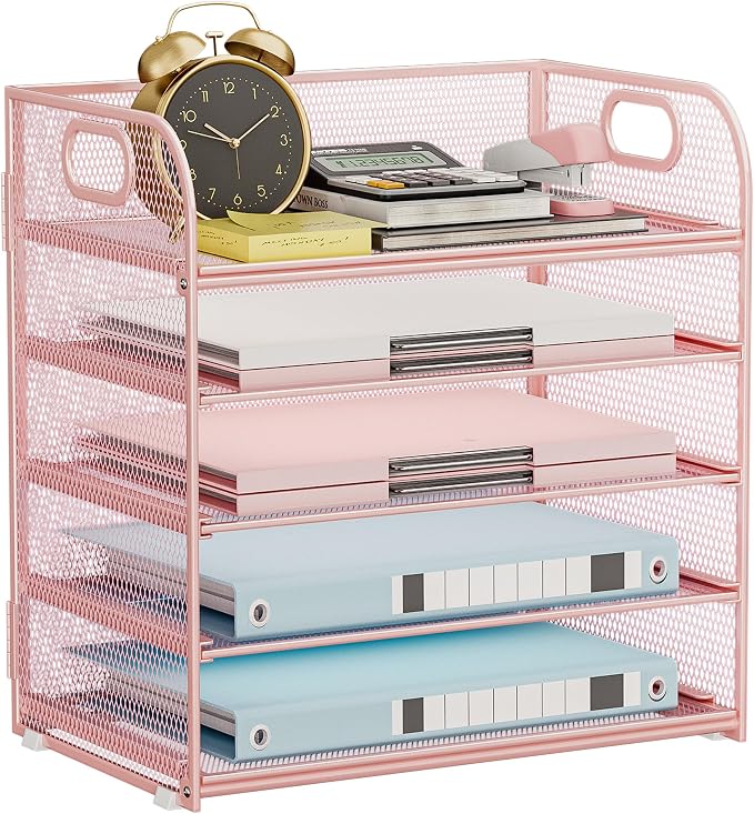 5-Tier Stackable Paper Organizer by Kinkota