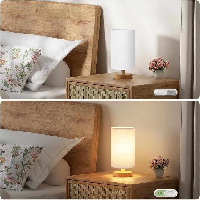 Fenmzee Small Table Lamp for Bedroom - Image 4