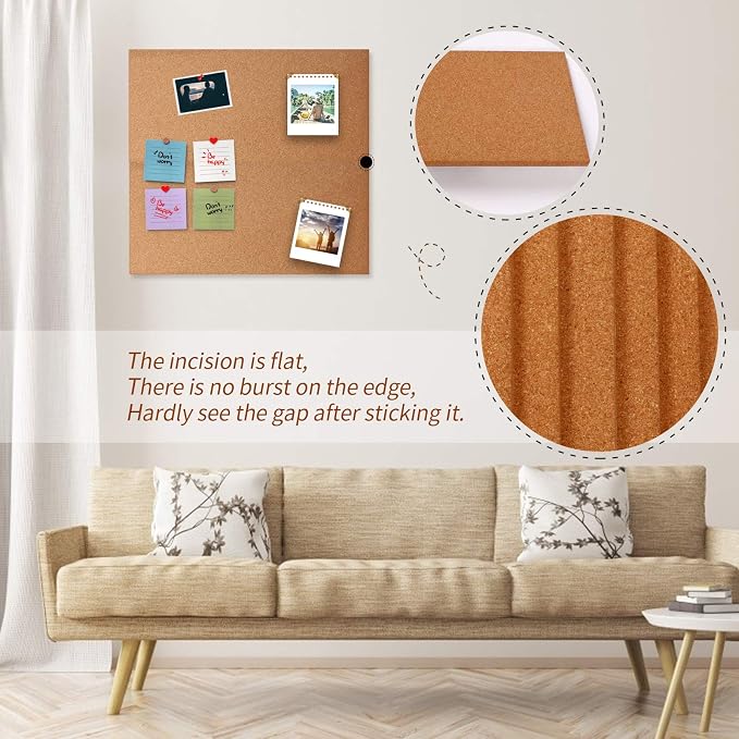 Cork Bulletin Board 17"x8" - Image 3