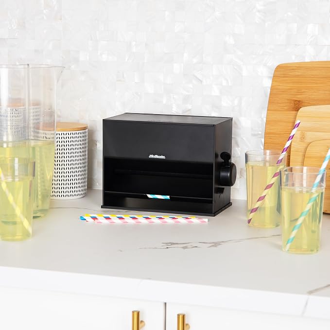 Mind Reader Compact Straw Dispenser or Pencil Dispenser, Countertop Organizer - Image 2