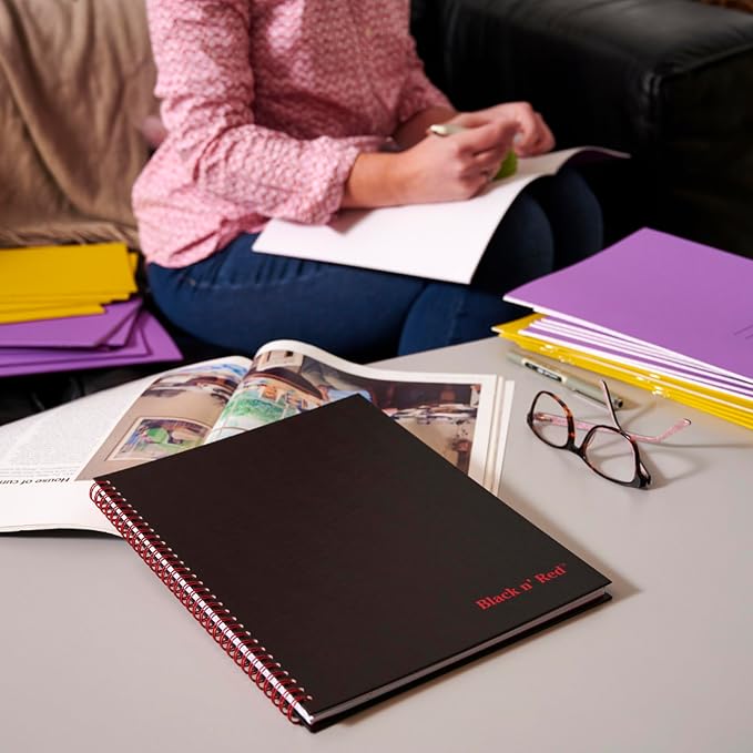 Black n' Red Notebooks, Business Journals, 3 Pack, 70 Sheets, Optik Paper - Image 7