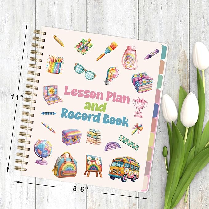 Ceiba Tree Undated Teacher Planner Lesson Planner and Record Book 8.5x11 inch - Image 2
