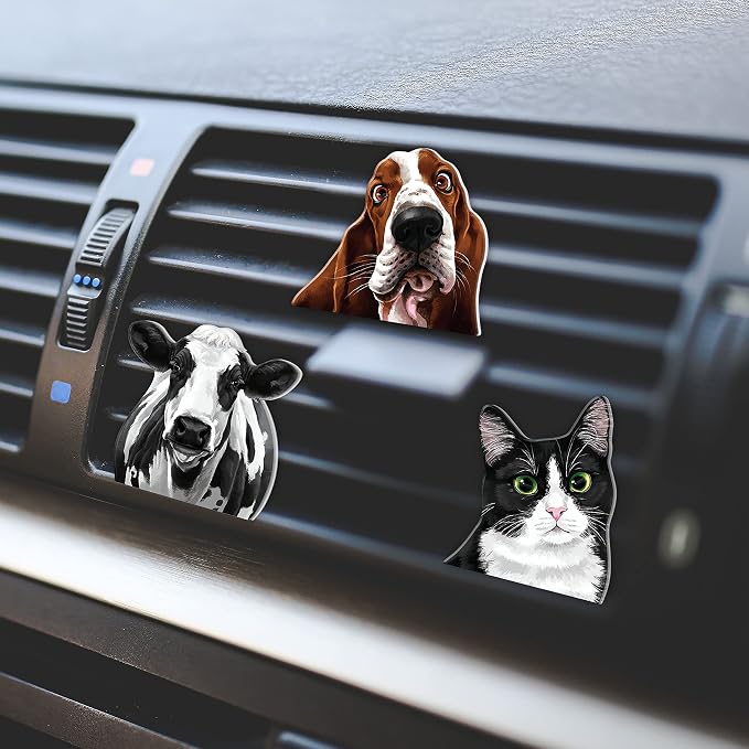 WIRESTER Fresh Scented Car Air Freshener Vent Clip, Decorative Accessories - Image 5