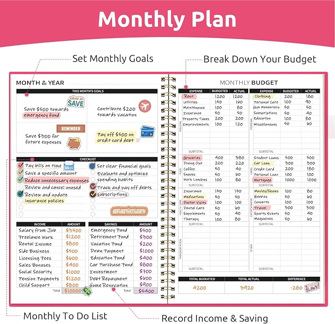 Budget Planner - Monthly Budget Book - Image 3