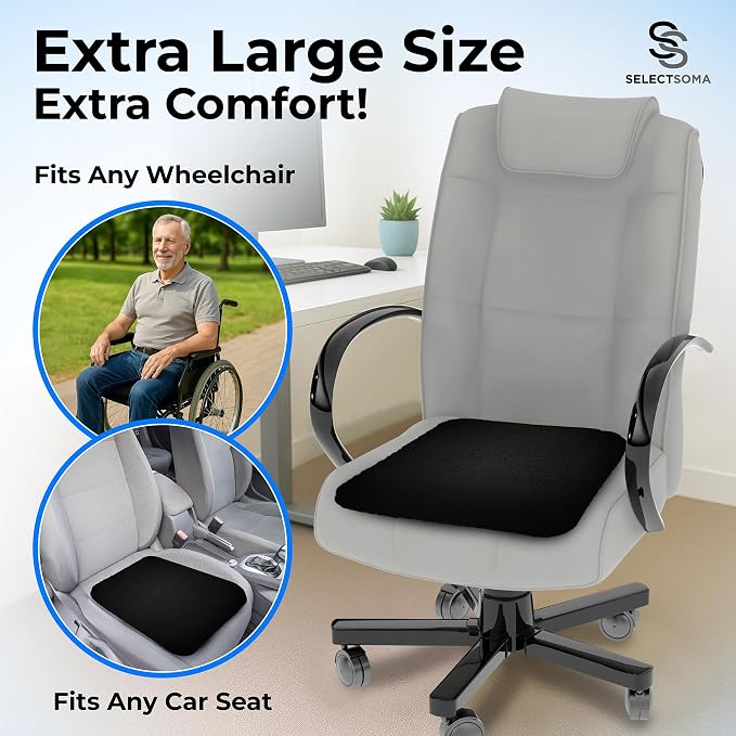 SelectSoma Super Large Gel Seat Cushion - Image 2