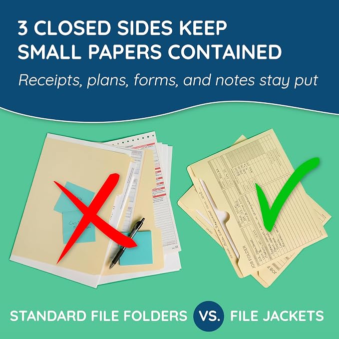 100 Blue Summit Supplies Job Folders Construction, 10 x 12 Inches, Project - Image 5