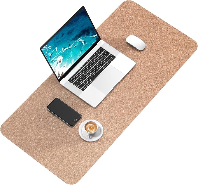 Hsurbtra Desk Pad, XL Extended Mouse Pad, Waterproof Desktop Blotter Protector - Image 2