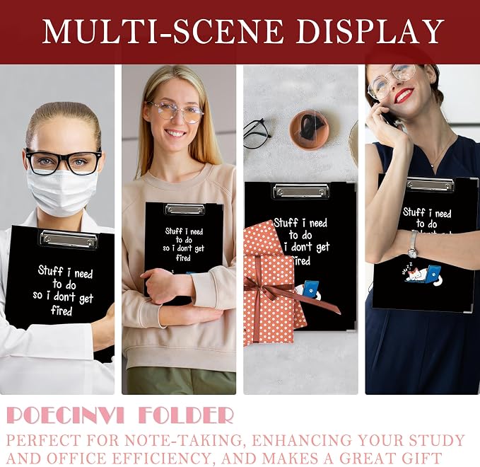Funny Cat Work Clipboard Folio - Image 6