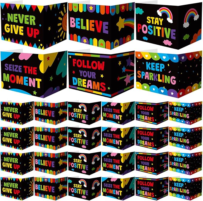 Honoson 24 Pcs Bulk Inspirational Privacy Folders by Honoson