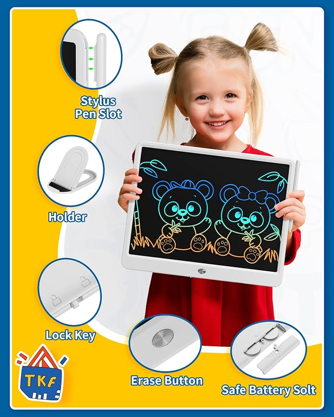 TEKFUN 15" LCD Writing Tablet Whiteboard Style, Large Reusable Writing Pad - Image 3