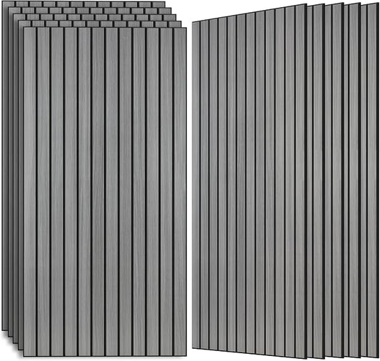 AUTORIFIC Wood Veneer Sound Panels, 10 Pack 47.2”x23.6” Wall Panels, Decorative by AUTORIFIC