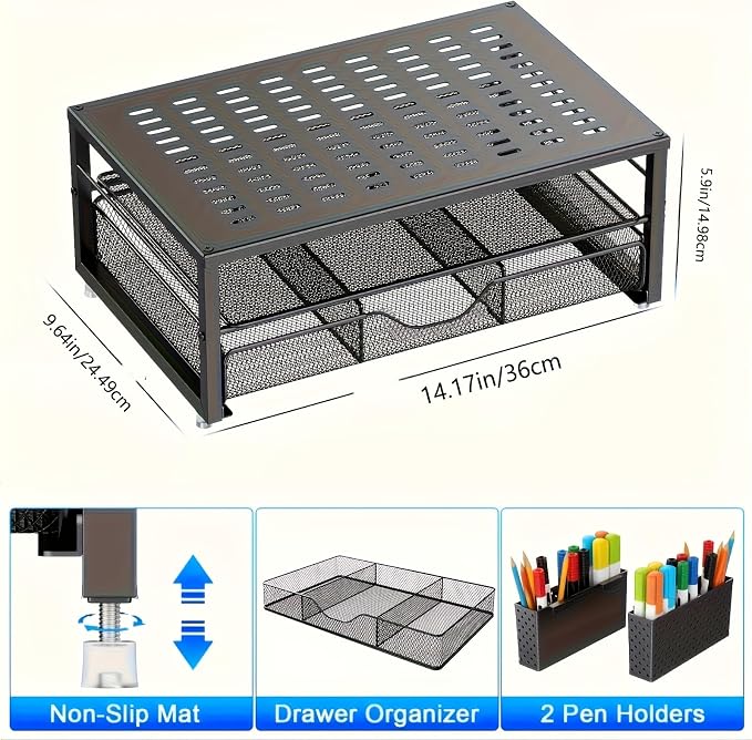 Heavy-Duty Metal Printer Stand - Image 3