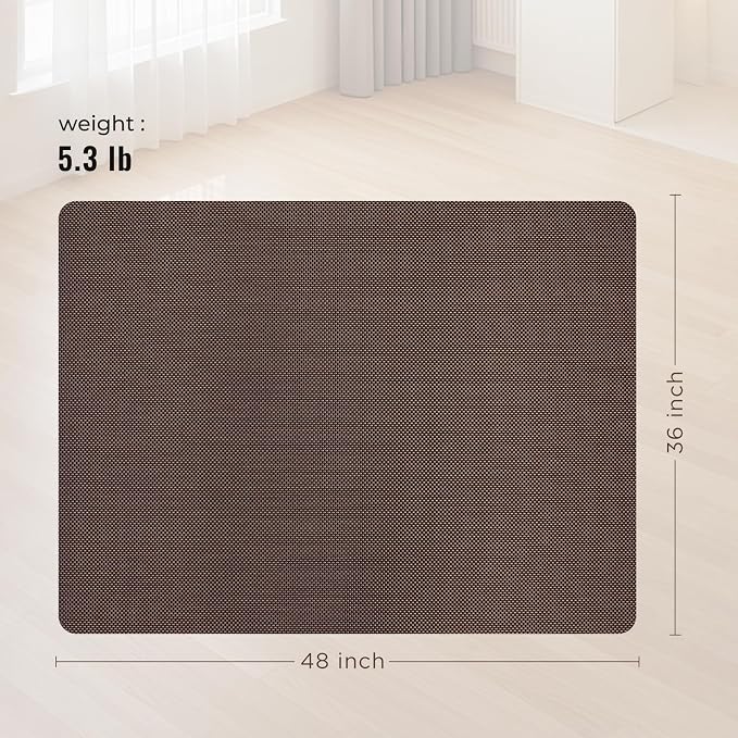 Office Chair Mat for Hard Floors, Heavy Duty Floor Protector Rolling Chairs for - Image 5
