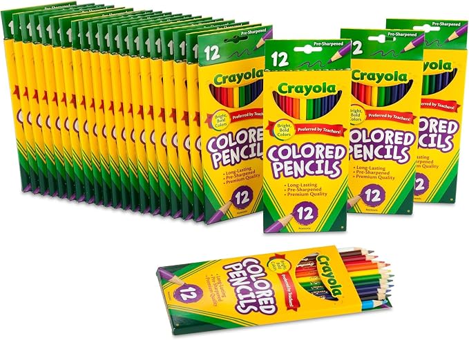 Crayola Bulk Colored Pencils for Kids, Teacher Classroom Must Haves, School by Crayola