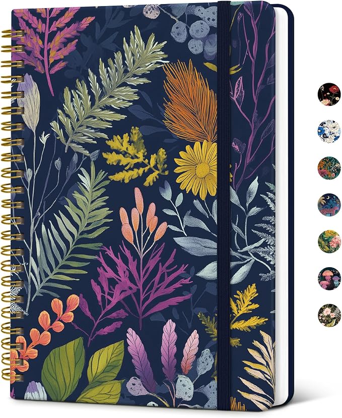 Taja Lined Spiral Notebook Journal by Taja