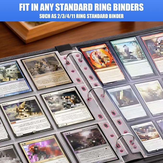 400 Pack 9 Pocket Card Sleeves Binder Sheets, Trading Card Sleeves - Image 4