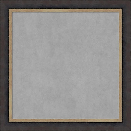 Amanti Art Black Framed Magnetic Board 29x29 Medium Vision Board by AmantiArt