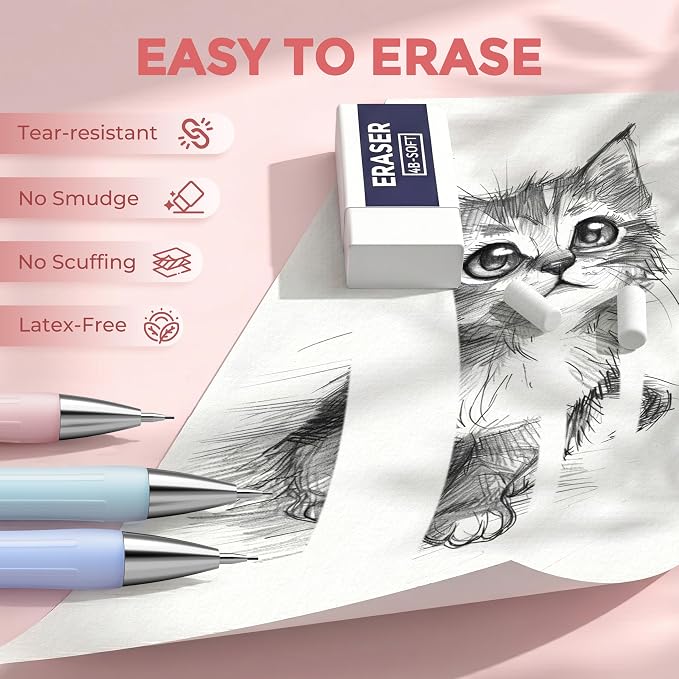 Nicpro 6PCS Cute Mechanical Pencil Set - Image 6
