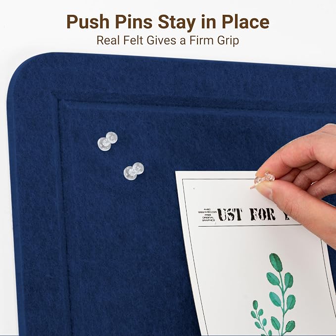 AKTOP Cork Bulletin Board 36" x 48", Large Foldable Felt Notice Pin Board - Image 5