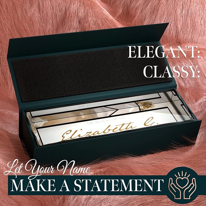 Desk Name Plate Personalized, Custom Name Plates 2½/x8 Inches, Thick - Image 2