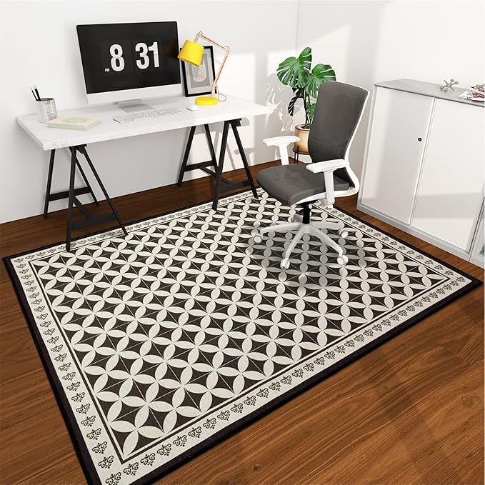 Office Chair Mat for Hardwood Floor, Machine Wash by CHAKME