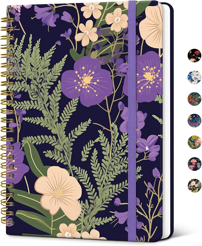Taja Lined Spiral Notebook Journal by Taja