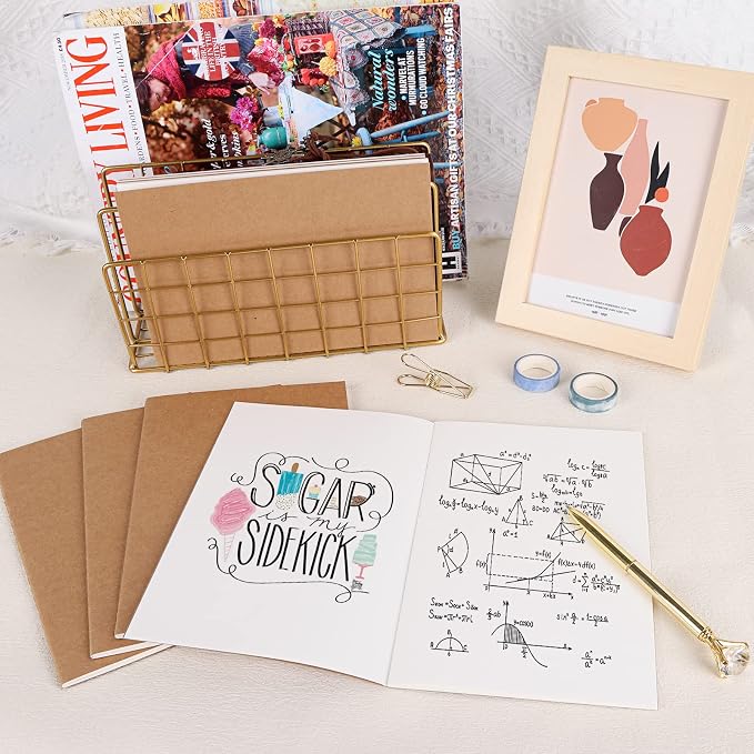 EOOUT 48pcs Blank Kraft Notebooks, Bulk Journals - Image 6