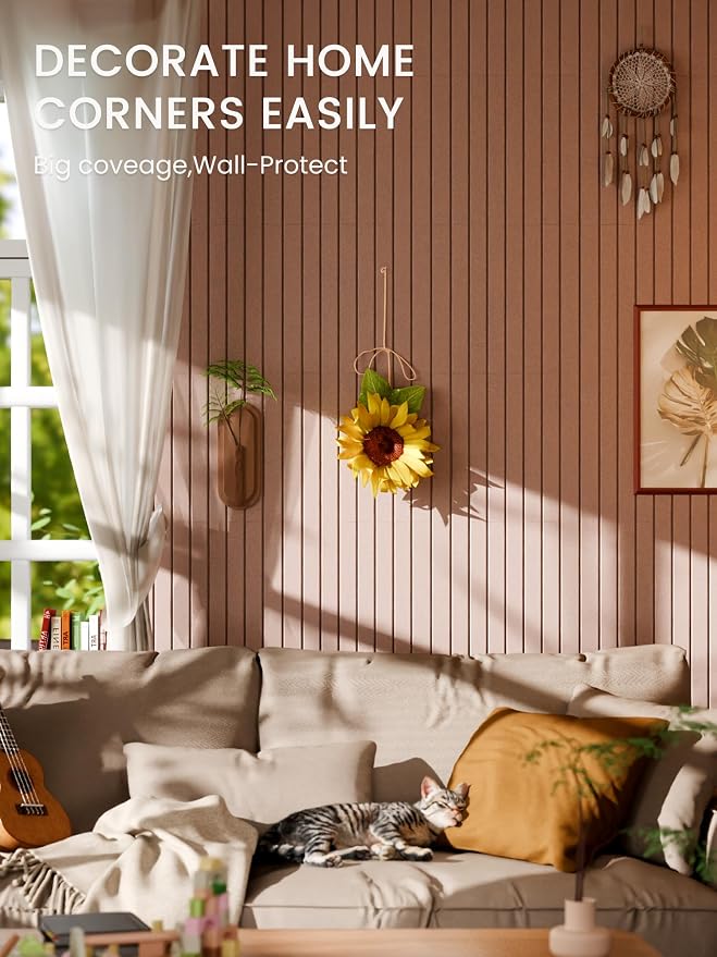 Bumusty Large Cork Board Alternative-36 x 24" Felt Bulletin Board Tiles - Image 4