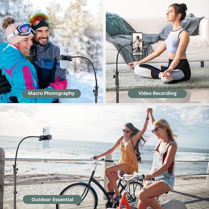 Sensyne 92" Cell Phone Tripod, Selfie Stick Tripod - Image 2