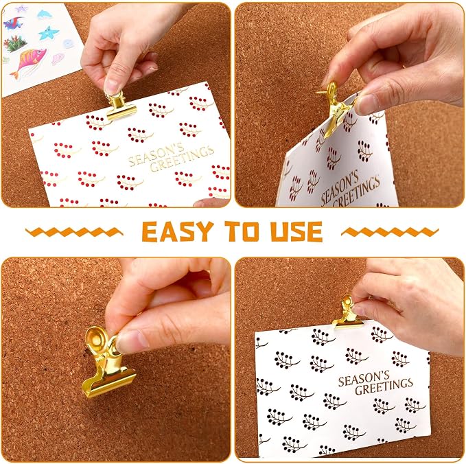SANNIX 20 Pcs Metal Push Pin Clips 31mm - Image 4