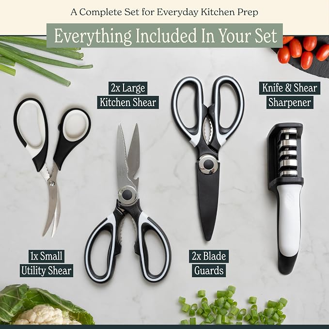 Heavy Duty Kitchen Shears With Sharpener - Image 3