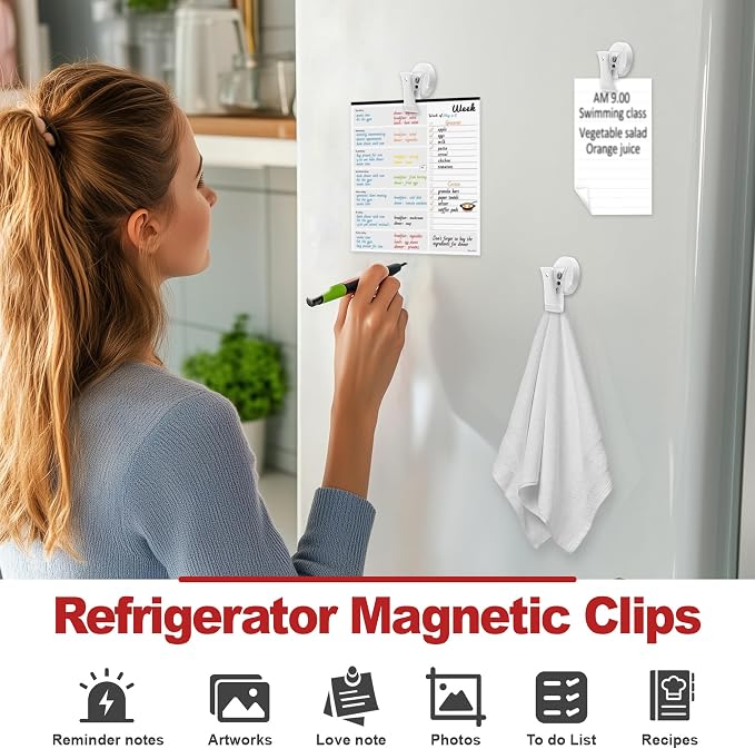 Magnet Clips Heavy Duty 10 Pack | Strong Force Magnetic Clips - Image 7