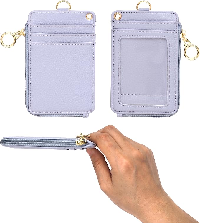 MONDO DESIGNS 2-in-1 ID Badge Holder & Lanyard Wallet - Image 2