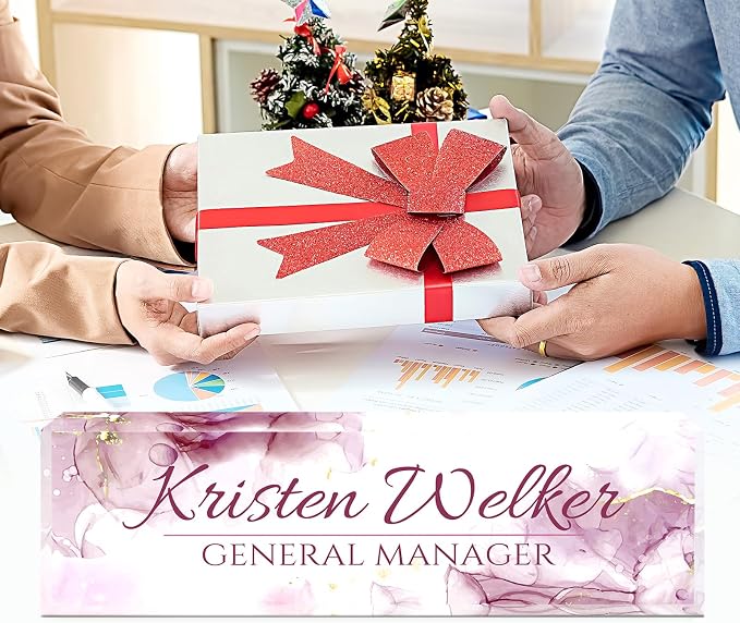 Name Plate for Desk, Desk Name Plate Personalized, Office Decor for Women Men - Image 5