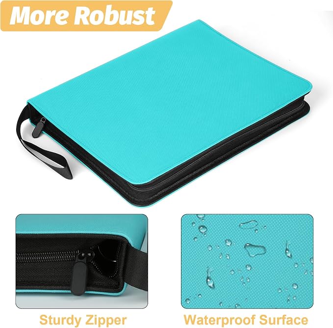 Trading Card Binder, Card Collection Binder Album Folder - Image 4